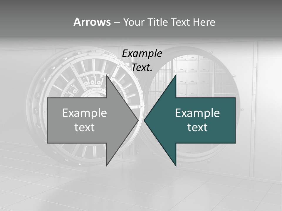 Finance Metallic Render PowerPoint Template