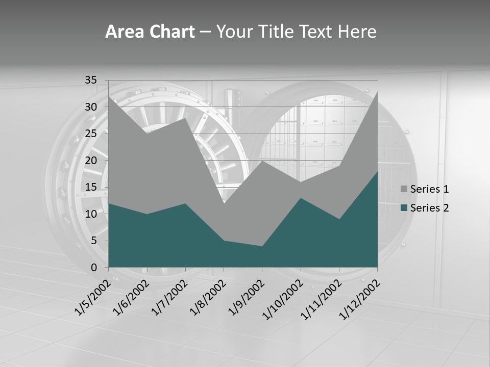 Finance Metallic Render PowerPoint Template
