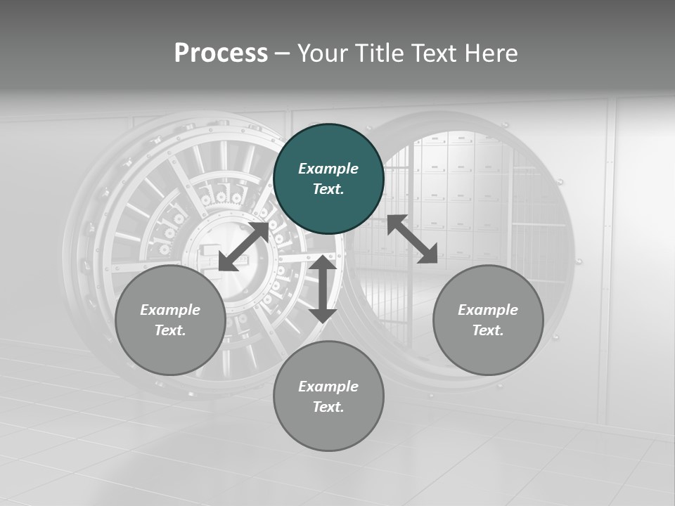 Finance Metallic Render PowerPoint Template
