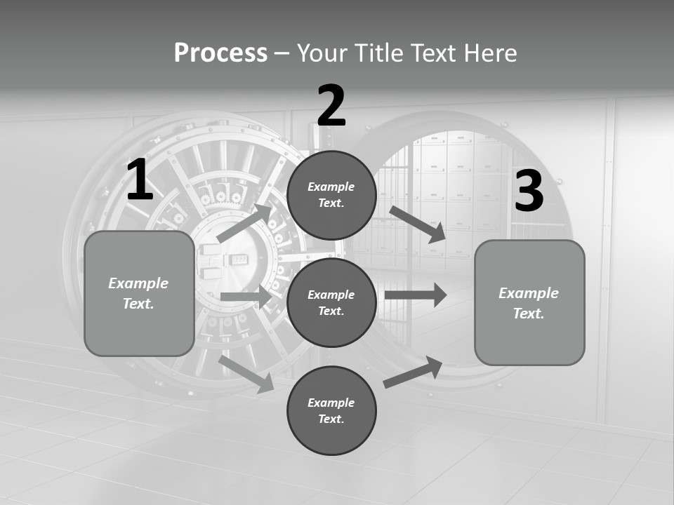 Finance Metallic Render PowerPoint Template