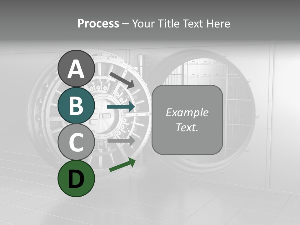 Finance Metallic Render PowerPoint Template