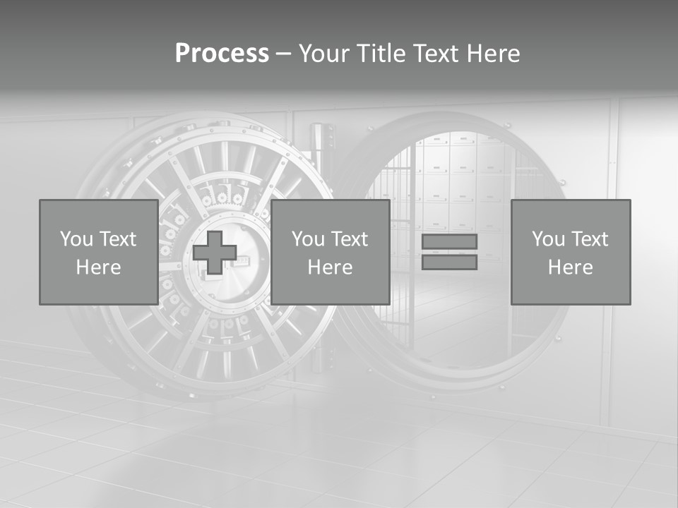 Finance Metallic Render PowerPoint Template