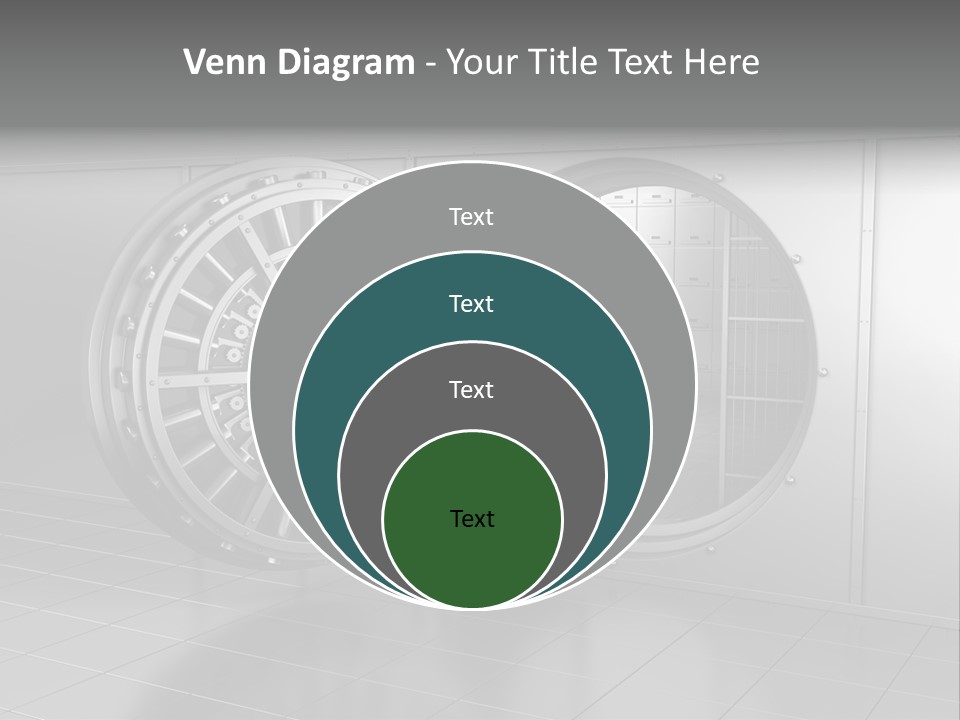 Finance Metallic Render PowerPoint Template