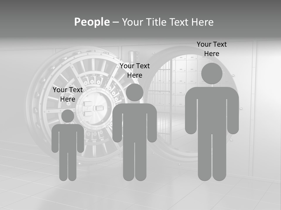 Finance Metallic Render PowerPoint Template