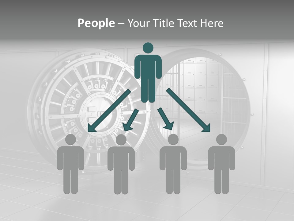 Finance Metallic Render PowerPoint Template