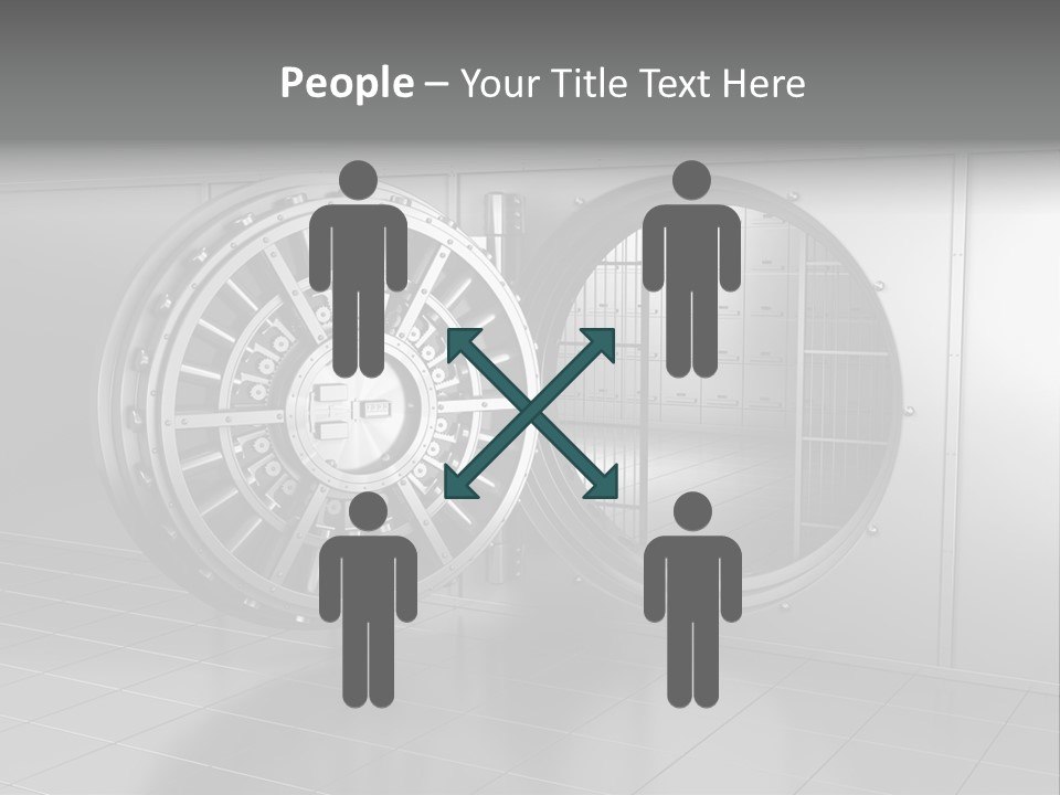 Finance Metallic Render PowerPoint Template