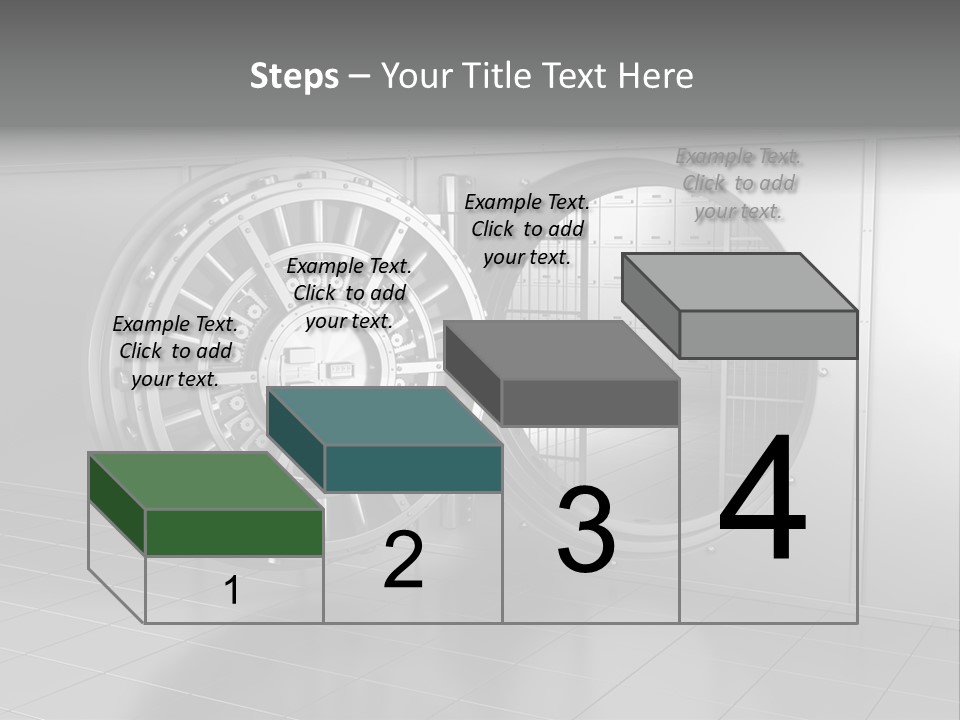 Finance Metallic Render PowerPoint Template