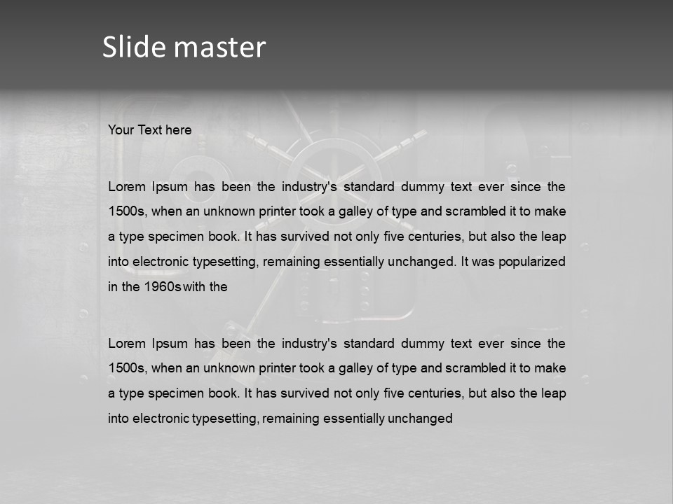 Architecture Empty Room Building PowerPoint Template