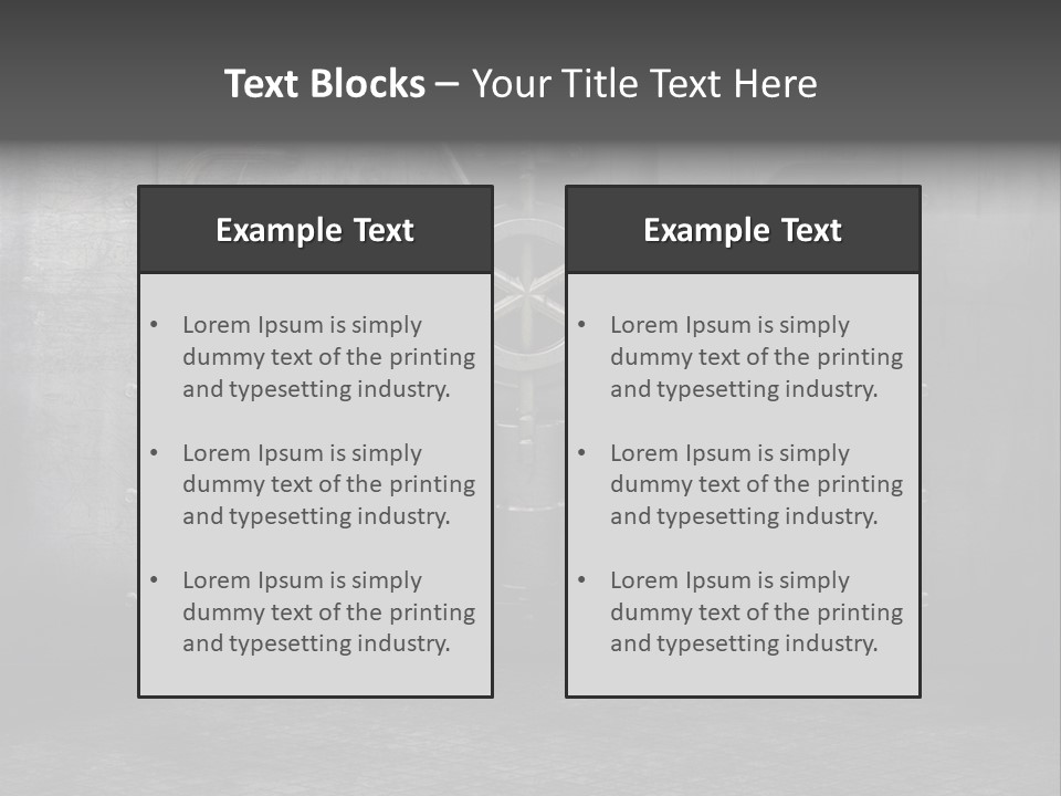 Architecture Empty Room Building PowerPoint Template