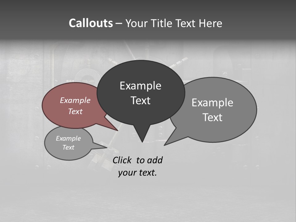 Architecture Empty Room Building PowerPoint Template