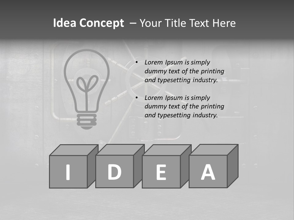 Architecture Empty Room Building PowerPoint Template