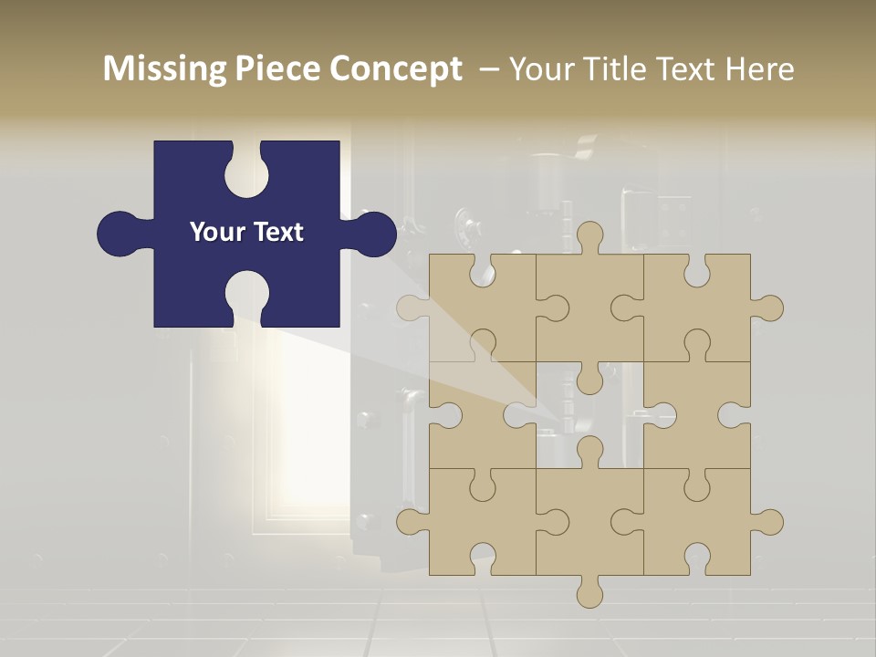 Safety Light Valuables PowerPoint Template