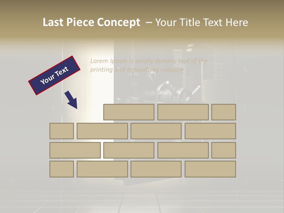 Safety Light Valuables PowerPoint Template