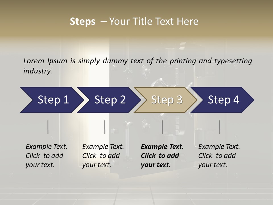 Safety Light Valuables PowerPoint Template