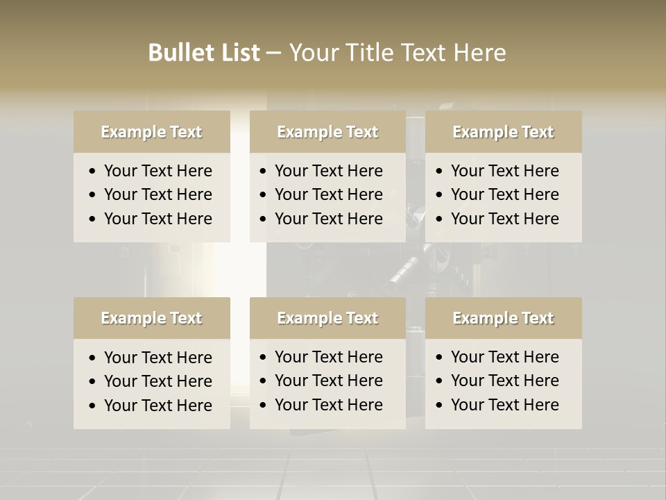 Safety Light Valuables PowerPoint Template