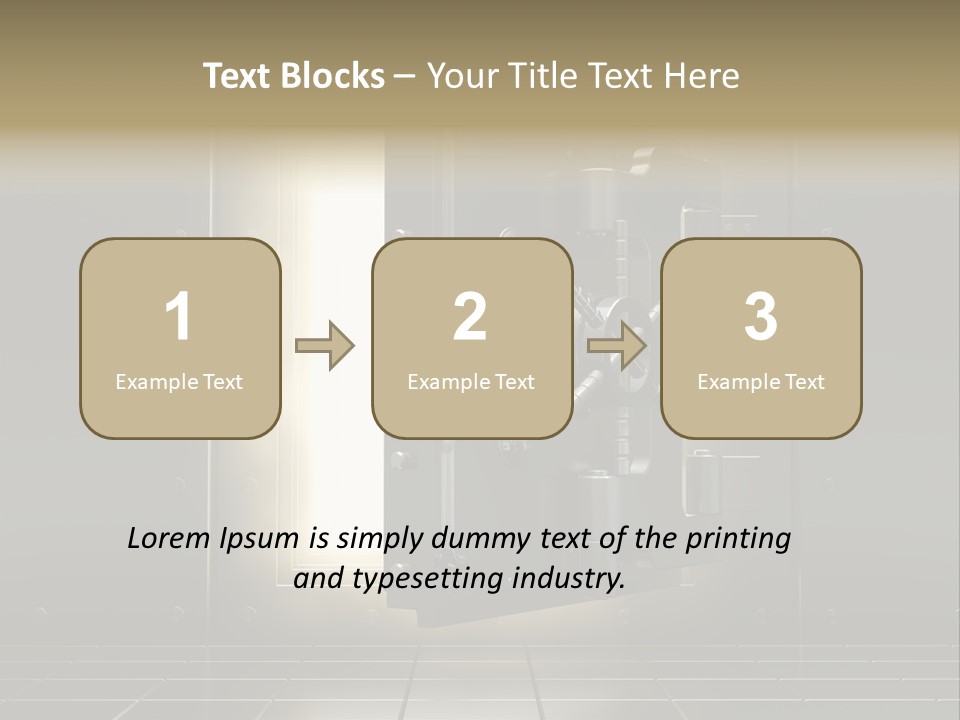 Safety Light Valuables PowerPoint Template