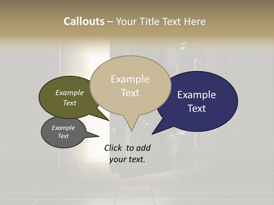 Safety Light Valuables PowerPoint Template