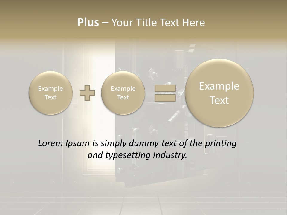 Safety Light Valuables PowerPoint Template