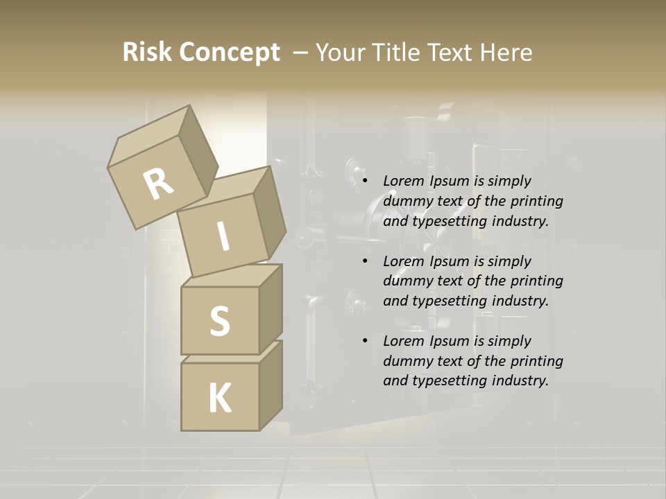 Safety Light Valuables PowerPoint Template