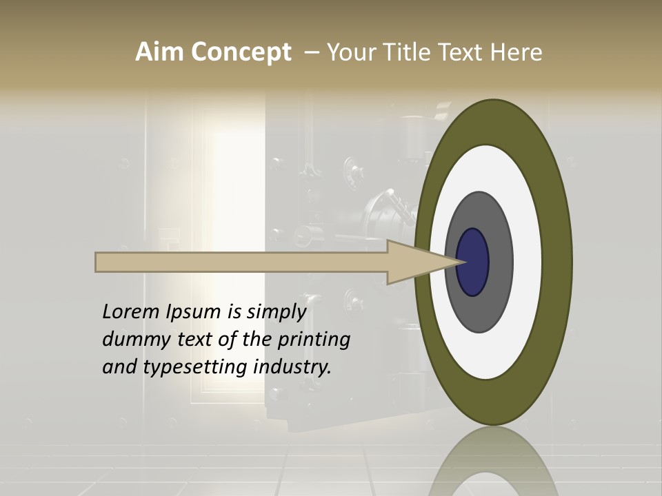 Safety Light Valuables PowerPoint Template