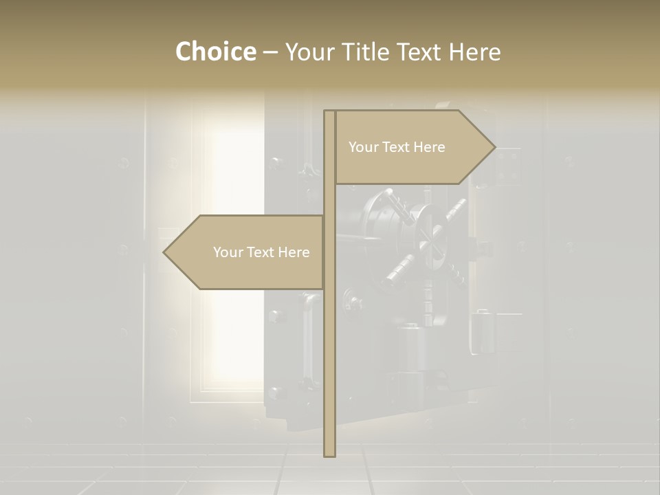 Safety Light Valuables PowerPoint Template