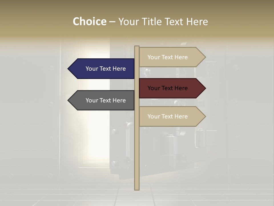 Safety Light Valuables PowerPoint Template