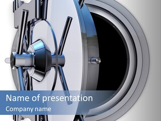 Sparen Safe Geheim PowerPoint Template