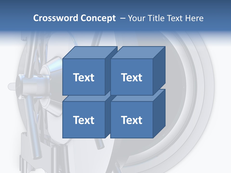 Sparen Safe Geheim PowerPoint Template