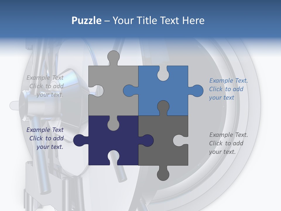 Sparen Safe Geheim PowerPoint Template