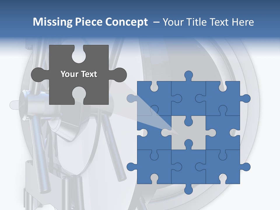 Sparen Safe Geheim PowerPoint Template