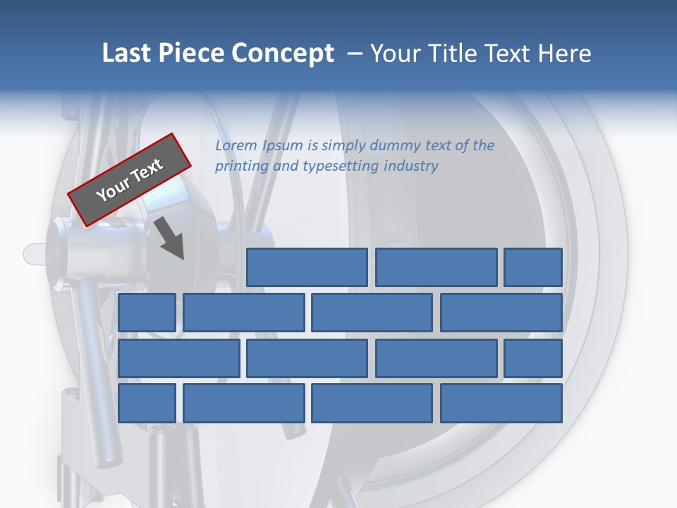 Sparen Safe Geheim PowerPoint Template