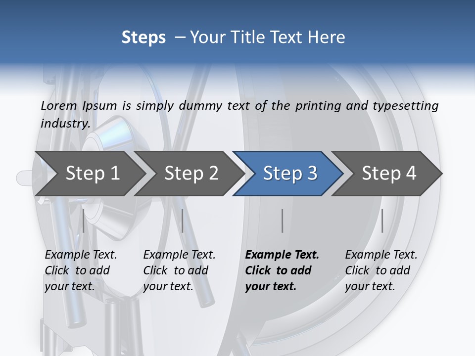 Sparen Safe Geheim PowerPoint Template