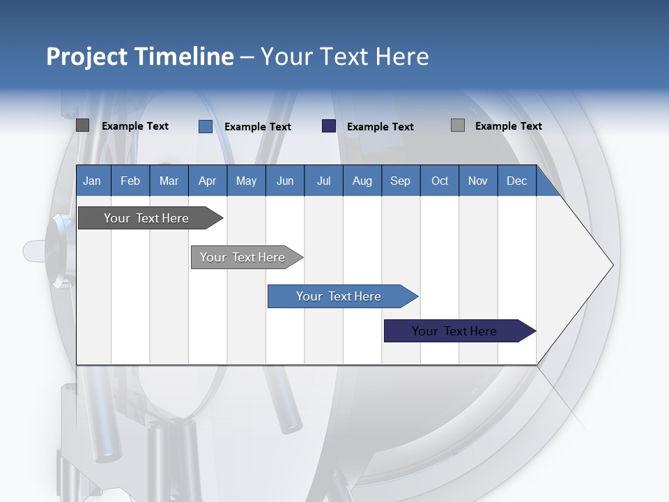 Sparen Safe Geheim PowerPoint Template