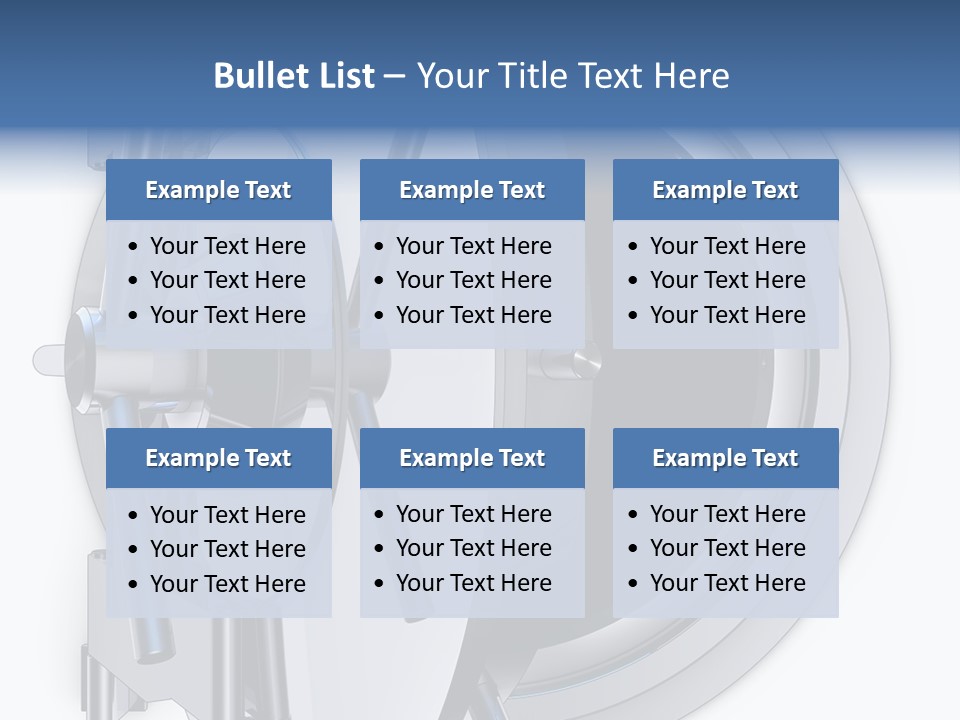 Sparen Safe Geheim PowerPoint Template