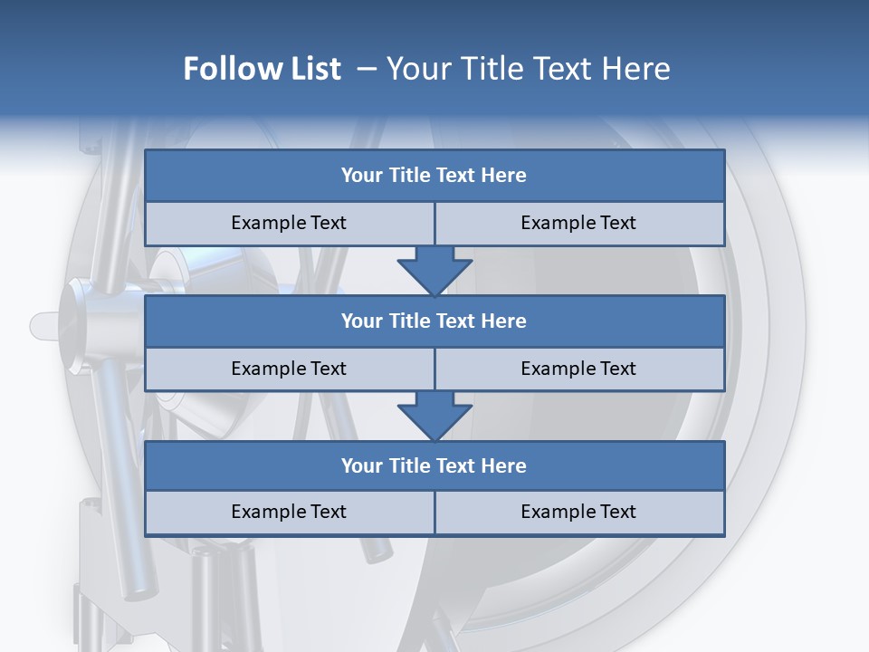 Sparen Safe Geheim PowerPoint Template