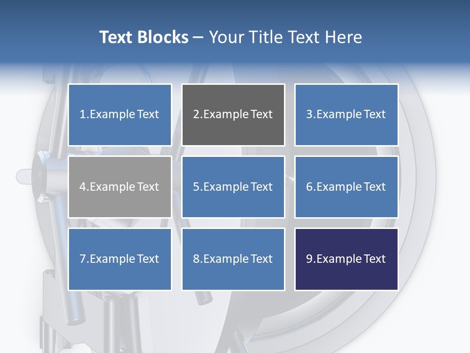 Sparen Safe Geheim PowerPoint Template