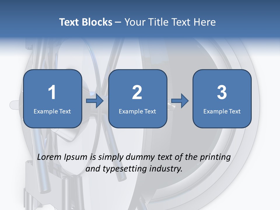 Sparen Safe Geheim PowerPoint Template