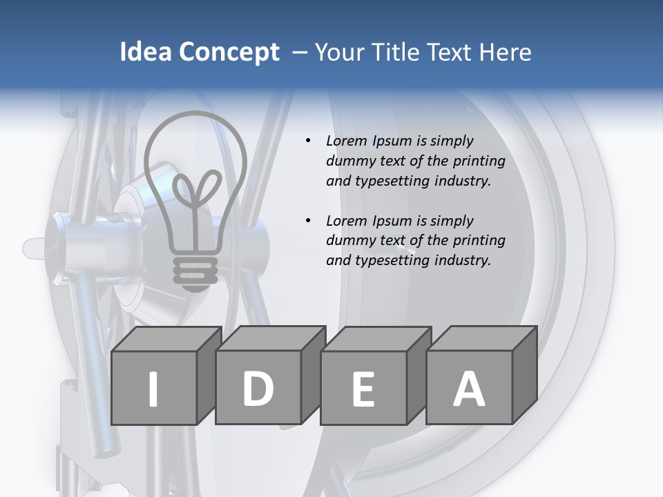 Sparen Safe Geheim PowerPoint Template