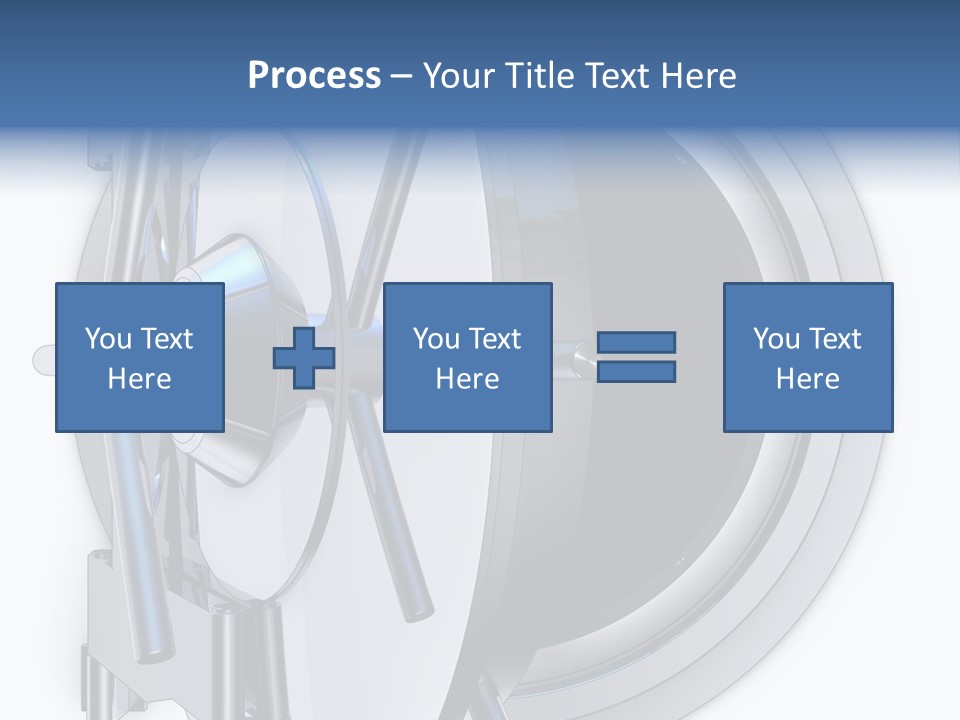 Sparen Safe Geheim PowerPoint Template