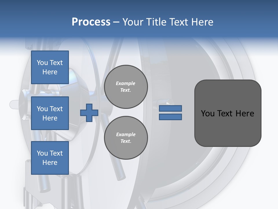 Sparen Safe Geheim PowerPoint Template