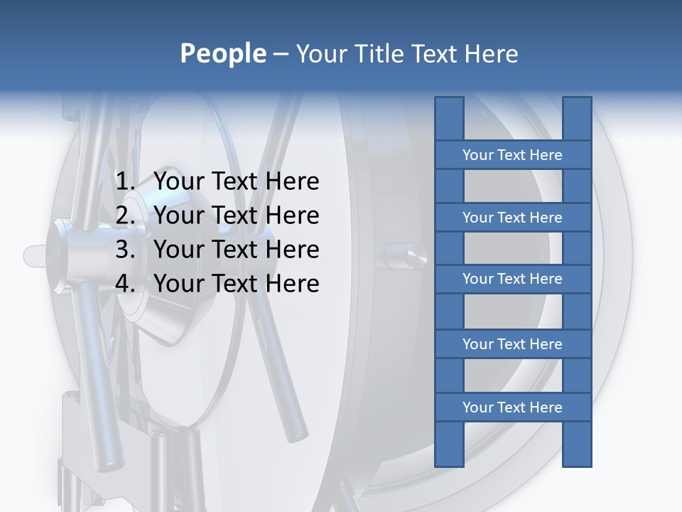 Sparen Safe Geheim PowerPoint Template