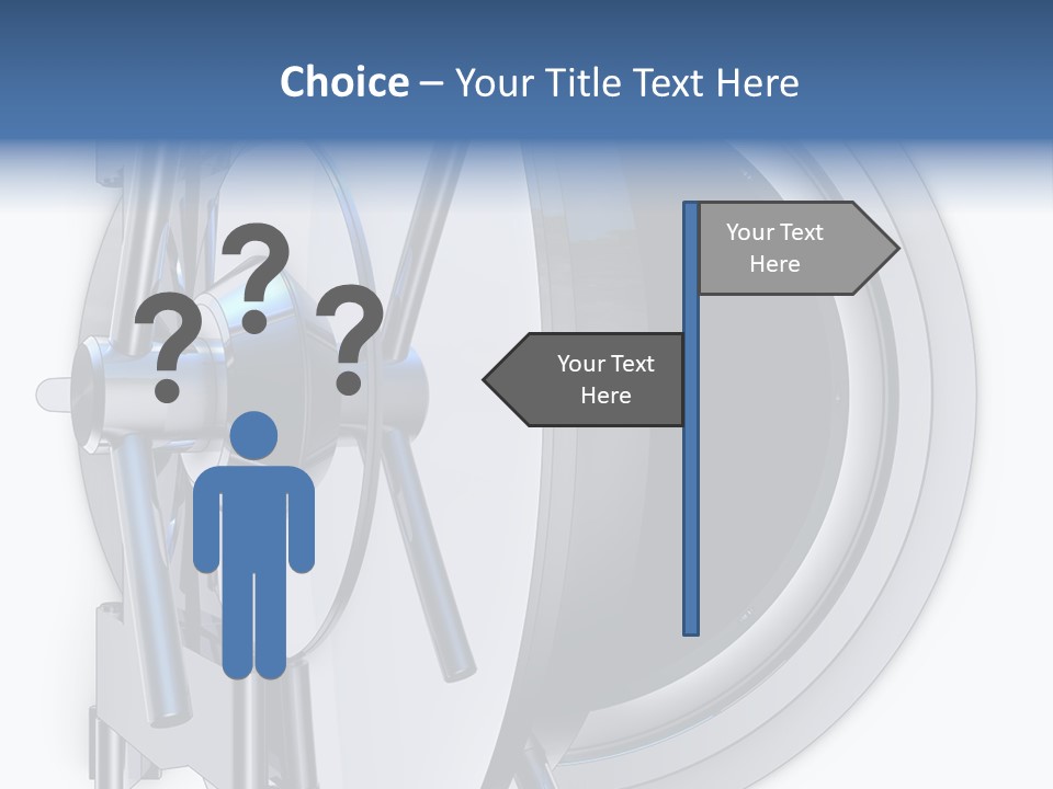 Sparen Safe Geheim PowerPoint Template