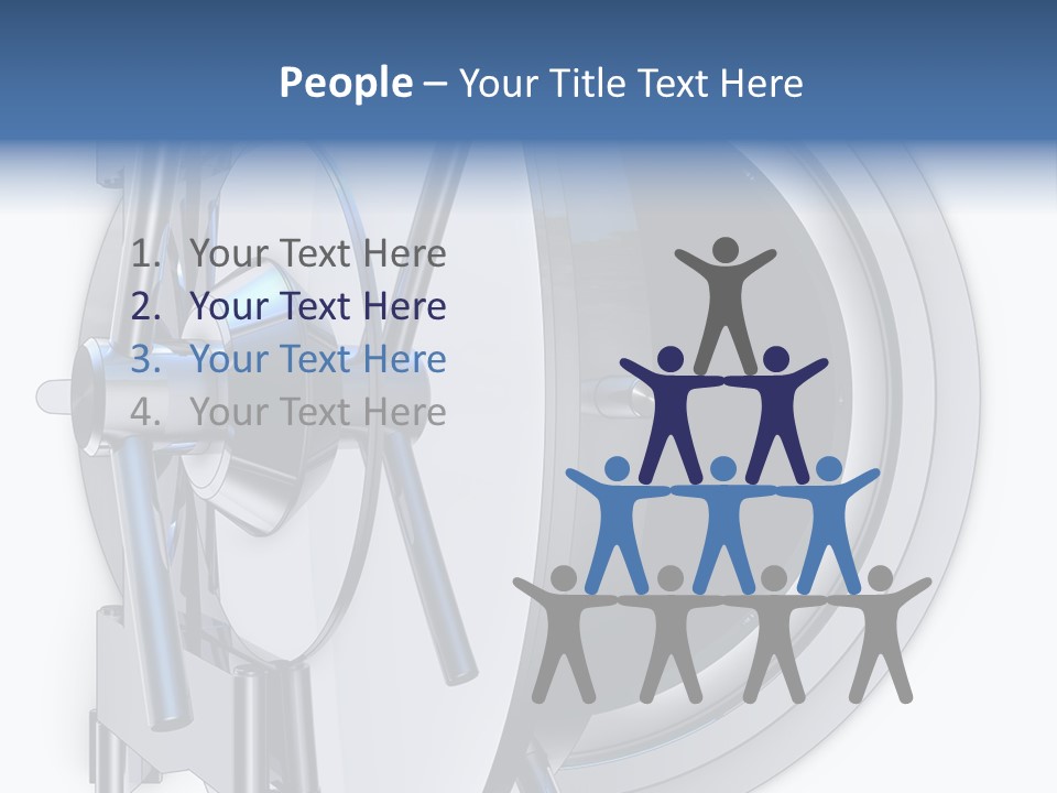 Sparen Safe Geheim PowerPoint Template