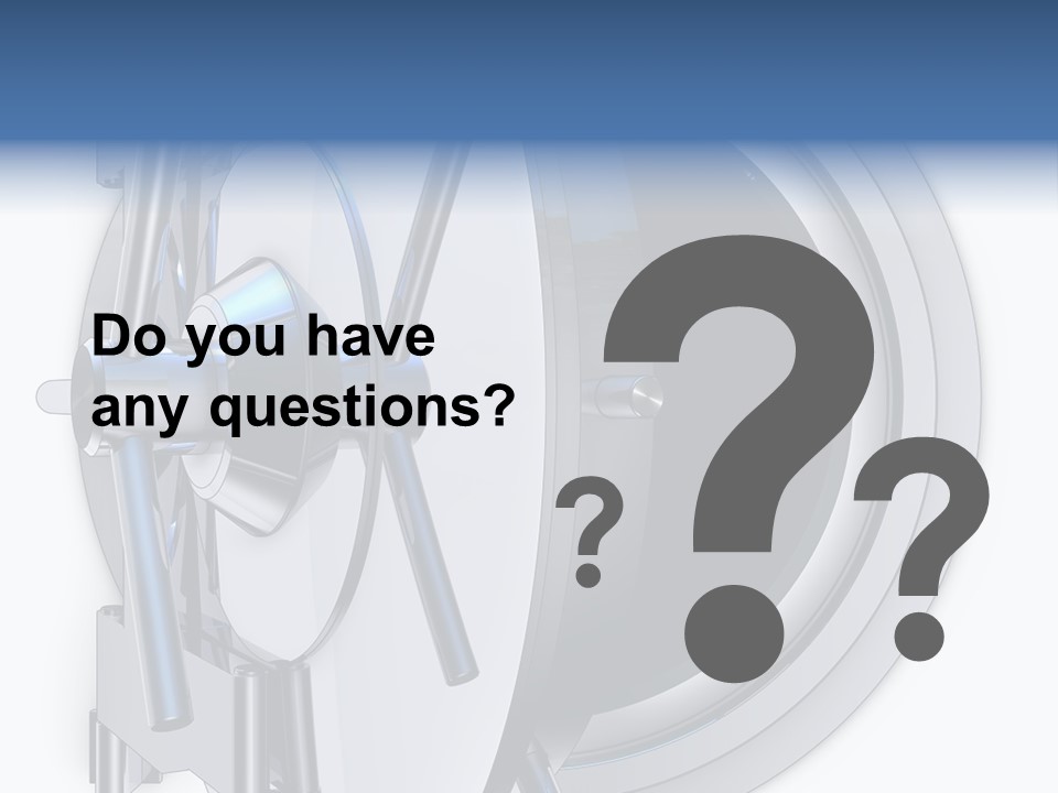 Sparen Safe Geheim PowerPoint Template