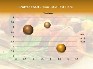 Braten Zucchini Grillfleisch PowerPoint Template