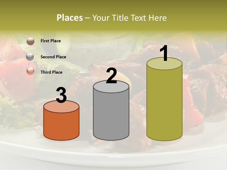 Grilled Fastfood Dinner PowerPoint Template