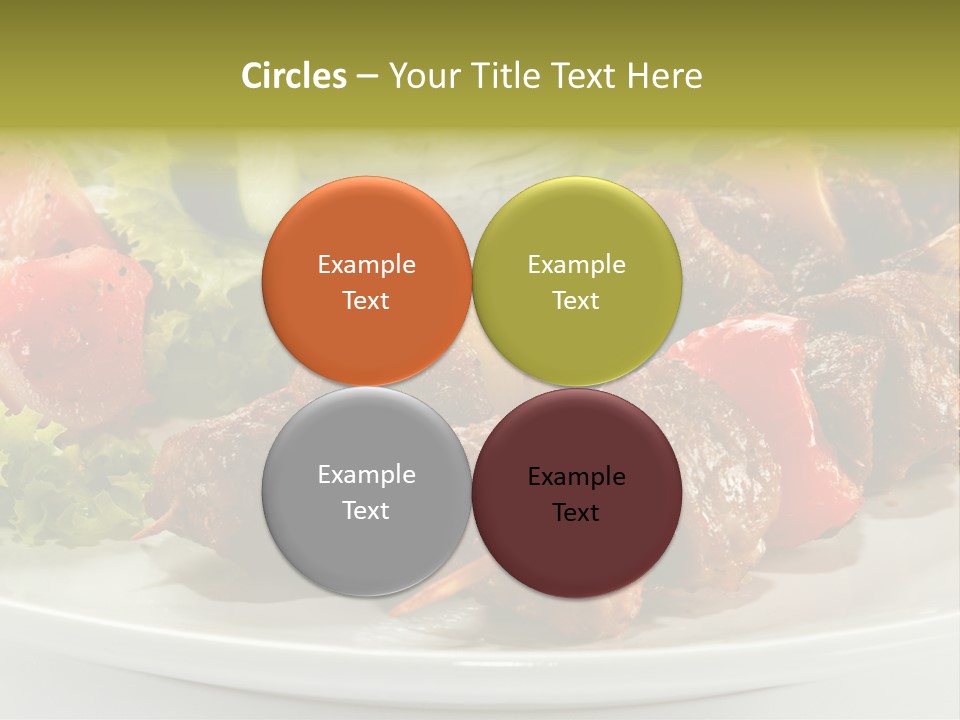 Grilled Fastfood Dinner PowerPoint Template