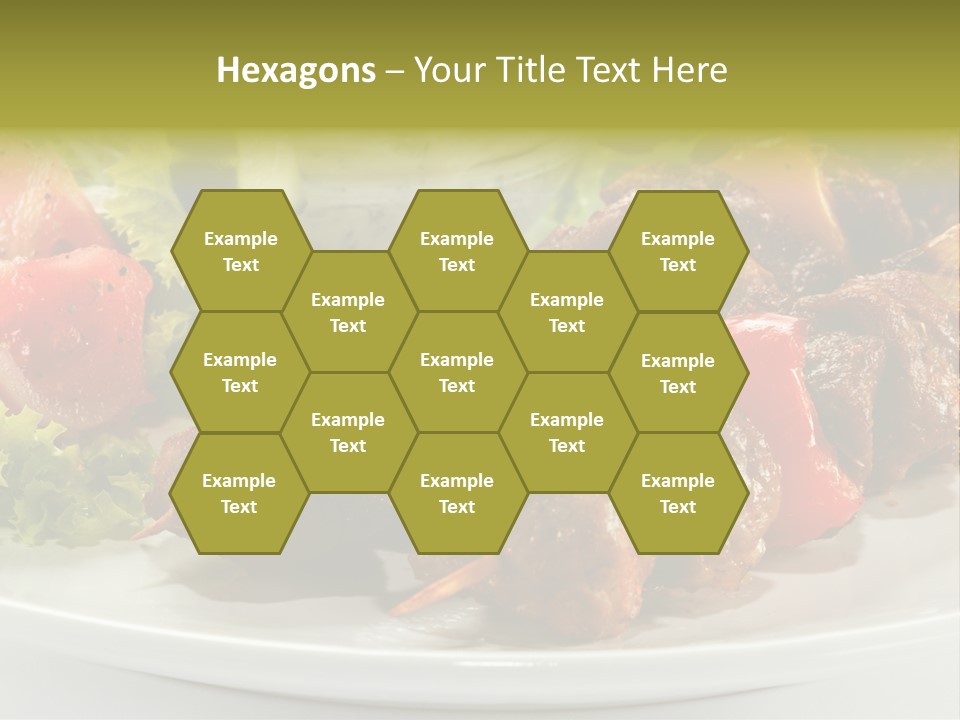 Grilled Fastfood Dinner PowerPoint Template