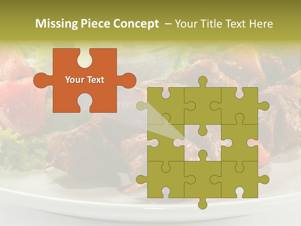 Grilled Fastfood Dinner PowerPoint Template