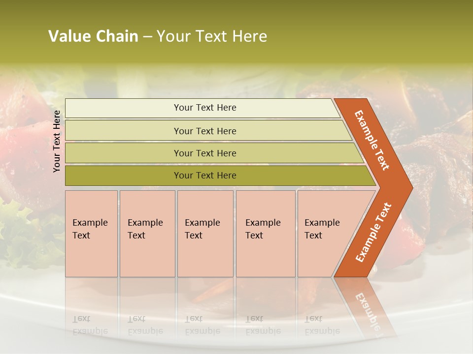 Grilled Fastfood Dinner PowerPoint Template